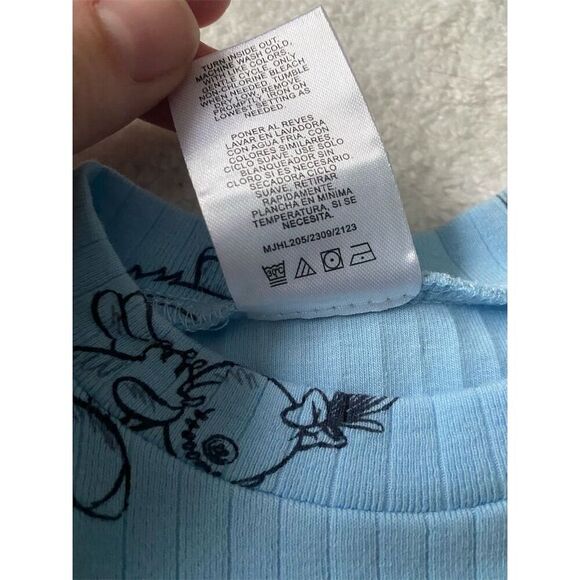 Disney Baby Unisex Blue Stitch & Angel Sweatshirt Sweatpants Set - Picture 3 of 7